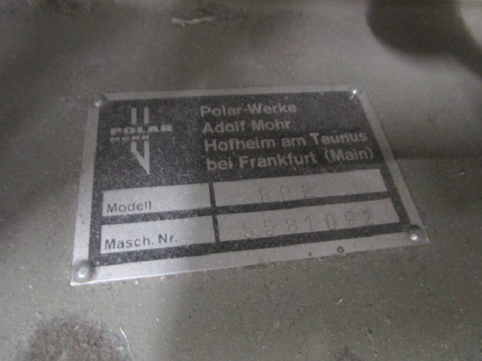 RÜTTLER POLAR RB2 - Macchina da stampa: foto 4 RÜTTLER POLAR RB2 - Macchina da stampa: foto 4