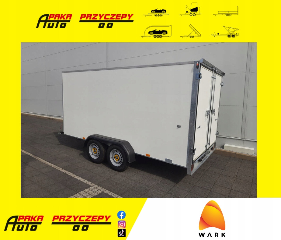 PRZYCZEPA KONTENER CARGO PAKA FURGON BOX 400 x 200 / CARGO CONTAINER TRAILER VAN BOX 400 x 200 - Rimorchio furgonato: foto 1 PRZYCZEPA KONTENER CARGO PAKA FURGON BOX 400 x 200 / CARGO CONTAINER TRAILER VAN BOX 400 x 200 - Rimorchio furgonato: foto 1