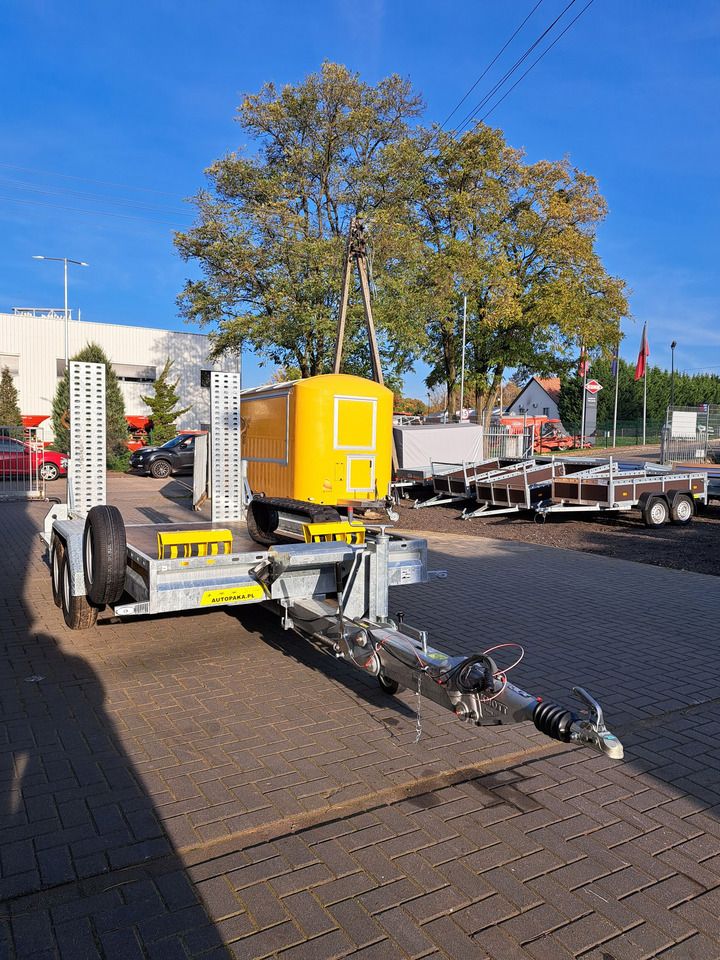 Rimorchio trasporto macchine operatrici nuovo PRZYCZEPA WARK KHD DO MINIKOPARKI KOPARKI REGULOWANY DYSZEL DMC 3500 / WARK KHD TRAILER FOR MINI EXCAVATOR WITH ADJUSTABLE DRAWBAR DMC 3500: foto 10