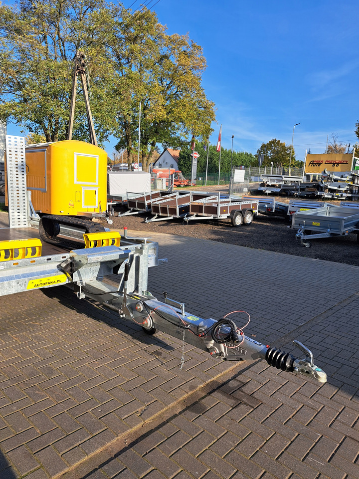 Rimorchio trasporto macchine operatrici nuovo PRZYCZEPA WARK KHD DO MINIKOPARKI KOPARKI REGULOWANY DYSZEL DMC 3500 / WARK KHD TRAILER FOR MINI EXCAVATOR WITH ADJUSTABLE DRAWBAR DMC 3500: foto 11
