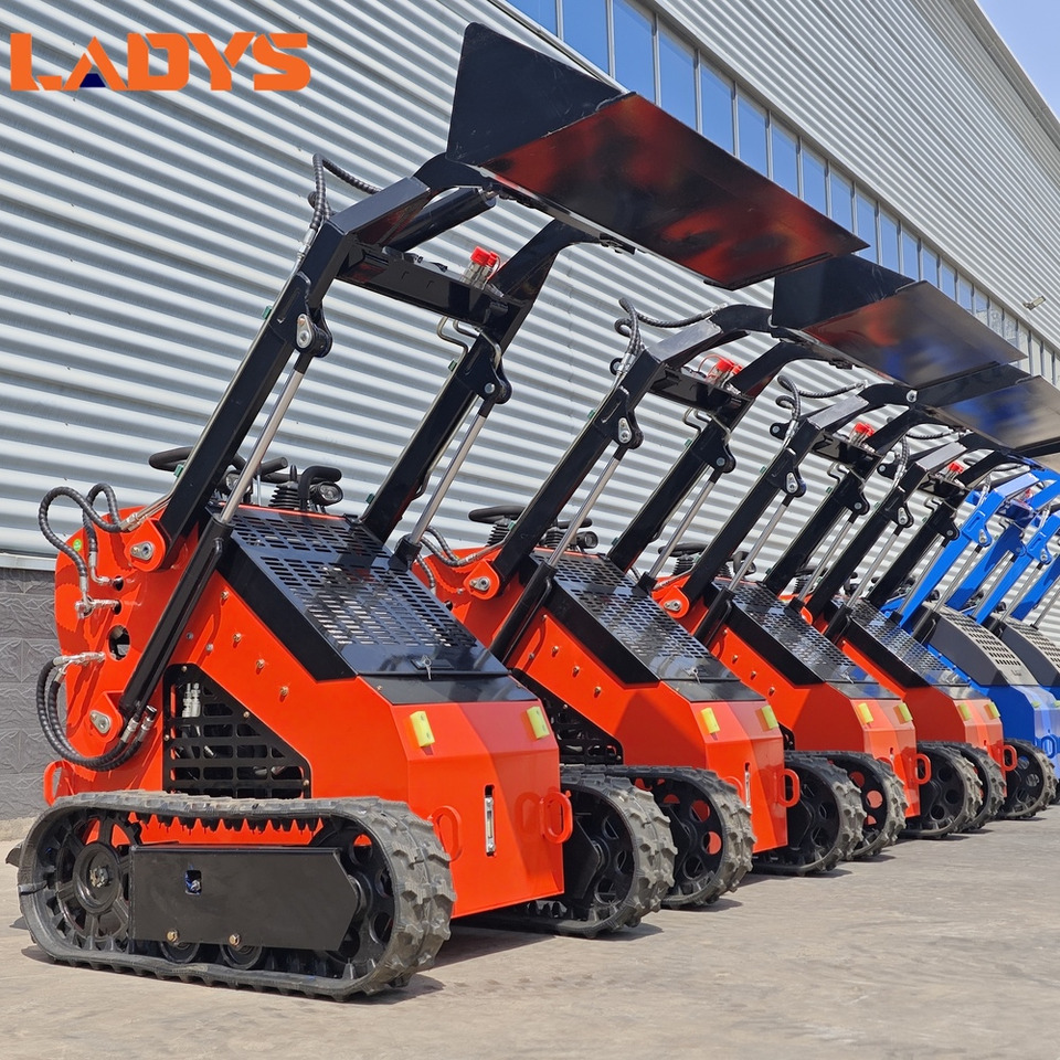 LADYS Free Shipping Mini Skid Steer Loader Compact Track Electric/Diesel Chinese Mini Skid Steer Loader For Sale With Mini Skid Steer Attachments 4 In 1 Bucket - Minipala: foto 1 LADYS Free Shipping Mini Skid Steer Loader Compact Track Electric/Diesel Chinese Mini Skid Steer Loader For Sale With Mini Skid Steer Attachments 4 In 1 Bucket - Minipala: foto 1