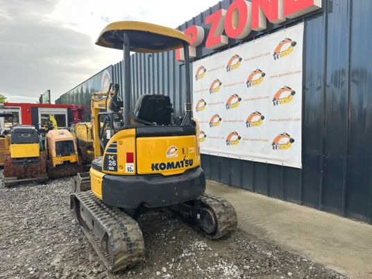 Komatsu PC26MR-3  à 19900€ HT - Miniescavatore: foto 4 Komatsu PC26MR-3  à 19900€ HT - Miniescavatore: foto 4