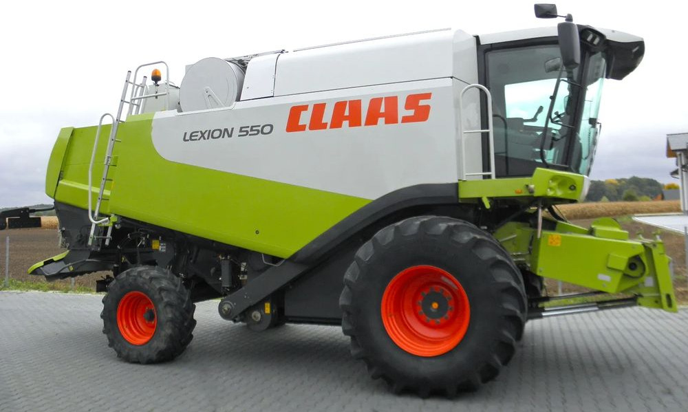 Claas Lexion 550 2005 Rok, heder V750, Najbogatsza Wersja, Nie Malowany, Stan Idealny - Mietitrebbia: foto 3 Claas Lexion 550 2005 Rok, heder V750, Najbogatsza Wersja, Nie Malowany, Stan Idealny - Mietitrebbia: foto 3