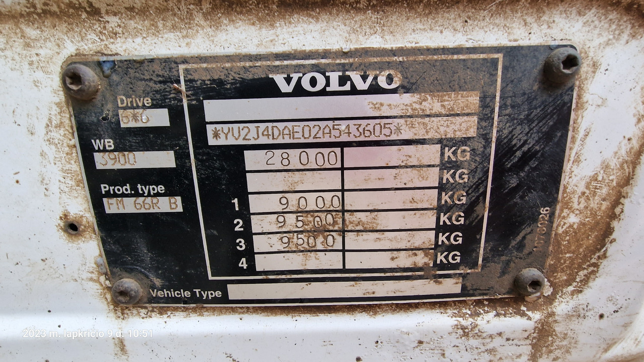 Autocarro ribaltabile VOLVO FM 12  6x6: foto 24