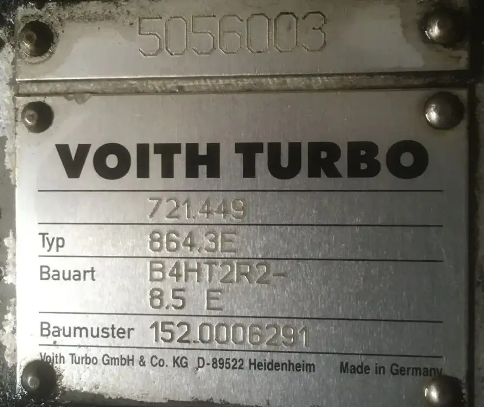 Mercedes-Benz Voith 864.3E B4HT2R2 -8.5E Mercedes Citaro Getriebe 721.449 - Trasmissione per Autobus: foto 2 Mercedes-Benz Voith 864.3E B4HT2R2 -8.5E Mercedes Citaro Getriebe 721.449 - Trasmissione per Autobus: foto 2