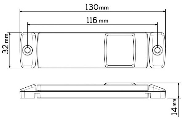 TRP Tylna lampa obrysowa LED 1528143 zamiennik Hella 2PS 008 645 - Luce/ Illuminazione: foto 2 TRP Tylna lampa obrysowa LED 1528143 zamiennik Hella 2PS 008 645 - Luce/ Illuminazione: foto 2