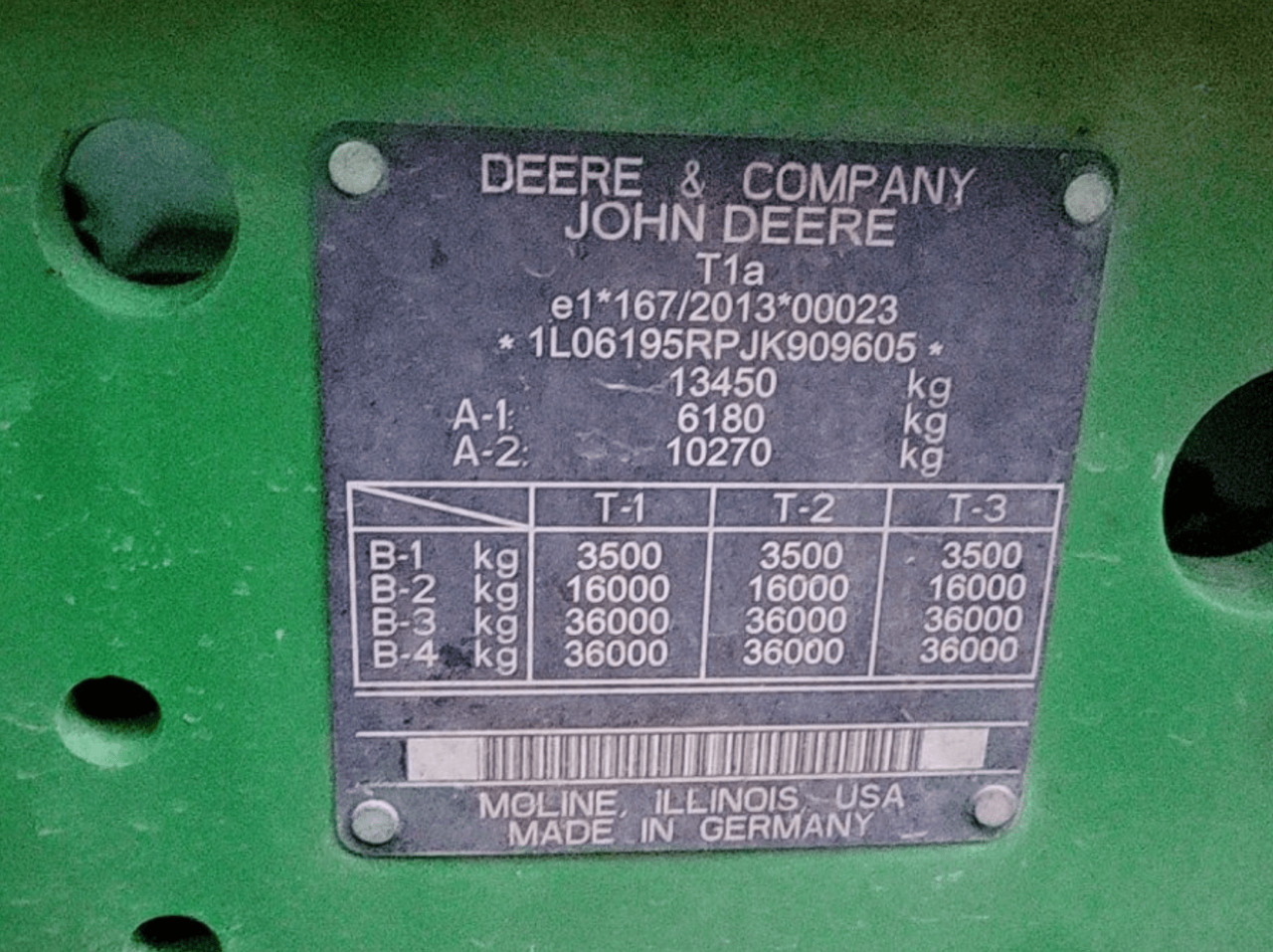 Trattore John Deere 6195R 4WD, Auto Trac + Activare !!! TOP !!!: foto 10