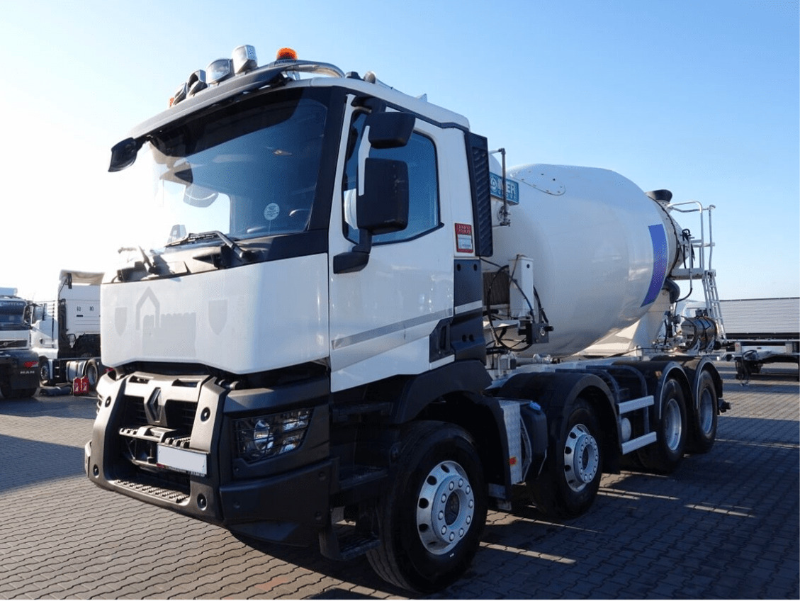 Renault C 430 8×4 Beton Mixer 9m3, TOP !!! - Autobetoniera: foto 1 Renault C 430 8×4 Beton Mixer 9m3, TOP !!! - Autobetoniera: foto 1