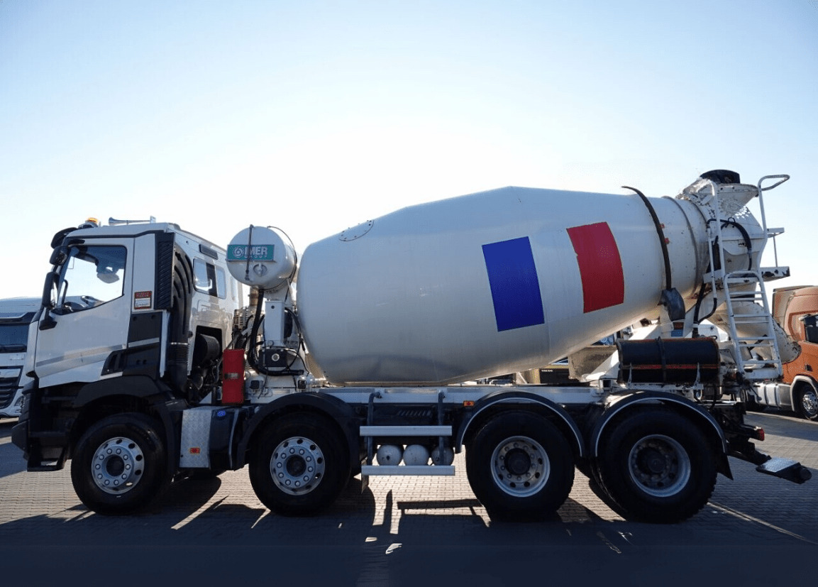 Renault C 430 8×4 Beton Mixer 9m3, TOP !!! - Autobetoniera: foto 4 Renault C 430 8×4 Beton Mixer 9m3, TOP !!! - Autobetoniera: foto 4