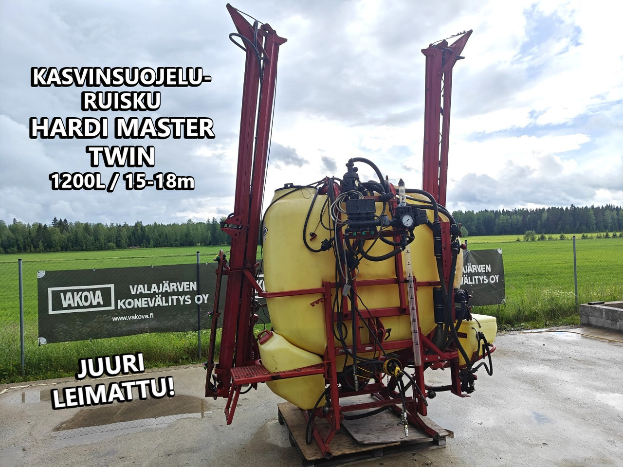 HARDI Hardi Master 1200L - 15-18m - Katsastettu - Kasvinsuojeluruisku - Polverizzatore: foto 1 HARDI Hardi Master 1200L - 15-18m - Katsastettu - Kasvinsuojeluruisku - Polverizzatore: foto 1