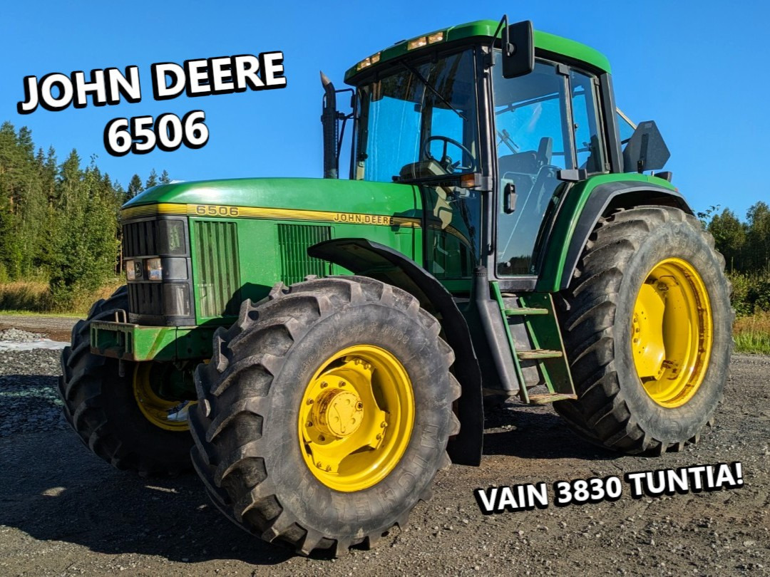 JOHN DEERE 6506, 3800h ajettu, upeakuntoinen kone, katso video! - Trattore: foto 1 JOHN DEERE 6506, 3800h ajettu, upeakuntoinen kone, katso video! - Trattore: foto 1
