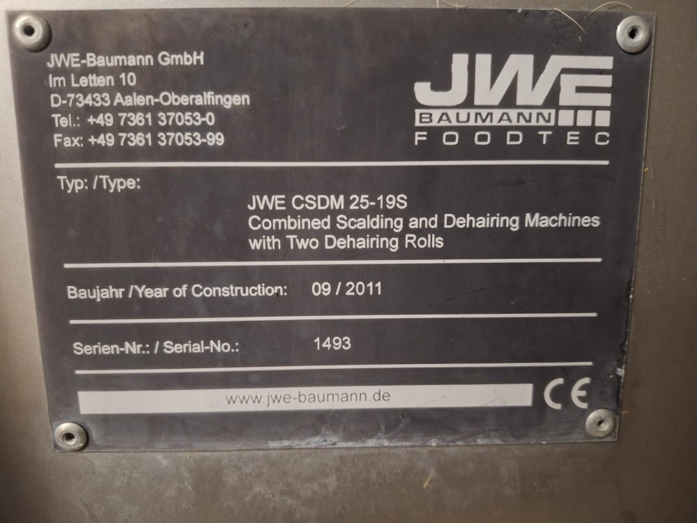 Kalttausallas JWE Baumann CSDM 25-19S Hyväkuntoinen! - Macchina per l'allevamento: foto 3 Kalttausallas JWE Baumann CSDM 25-19S Hyväkuntoinen! - Macchina per l'allevamento: foto 3