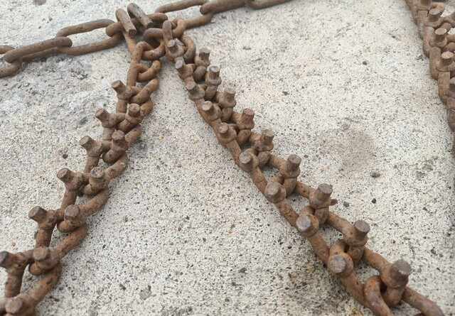 Ricambi sottocarro per Camion Kuorma-auton piikkiketjupari P250cm, L45cm: foto 11