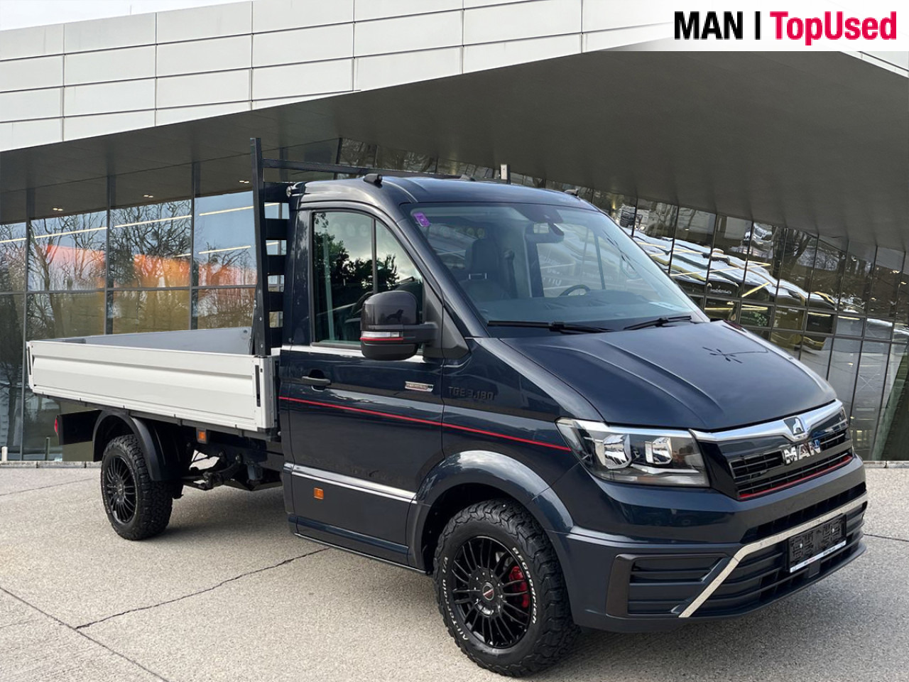 Furgone con cassone fisso MAN TGE 3.180 4X4 Individual SB, Automatic, Flat bed: foto 10