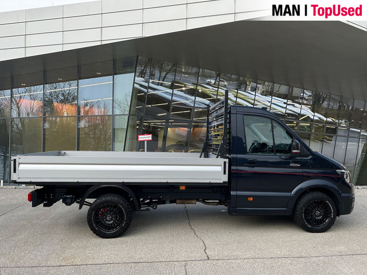 Furgone con cassone fisso MAN TGE 3.180 4X4 Individual SB, Automatic, Flat bed: foto 11