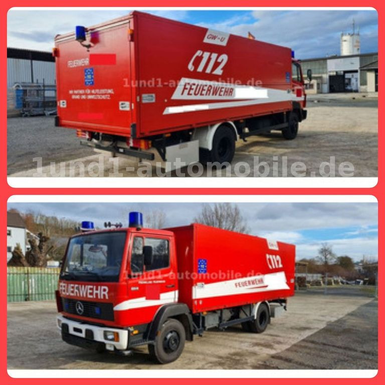 Mercedes-Benz 814 Feuerwehr GWG Edelstahl nur orig. 16.200km 814 Feuerwehr GWG Edelstahl nur orig. 16.200km - Autopompa: foto 1 Mercedes-Benz 814 Feuerwehr GWG Edelstahl nur orig. 16.200km 814 Feuerwehr GWG Edelstahl nur orig. 16.200km - Autopompa: foto 1