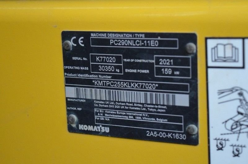 Komatsu PC 290 NLCi - Escavatore cingolato: foto 5 Komatsu PC 290 NLCi - Escavatore cingolato: foto 5