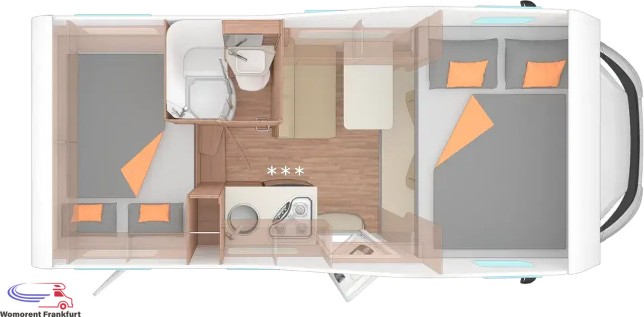 Wohnmobil Weinsberg CaraHome 550 MG - Camper mansardato: foto 4 Wohnmobil Weinsberg CaraHome 550 MG - Camper mansardato: foto 4