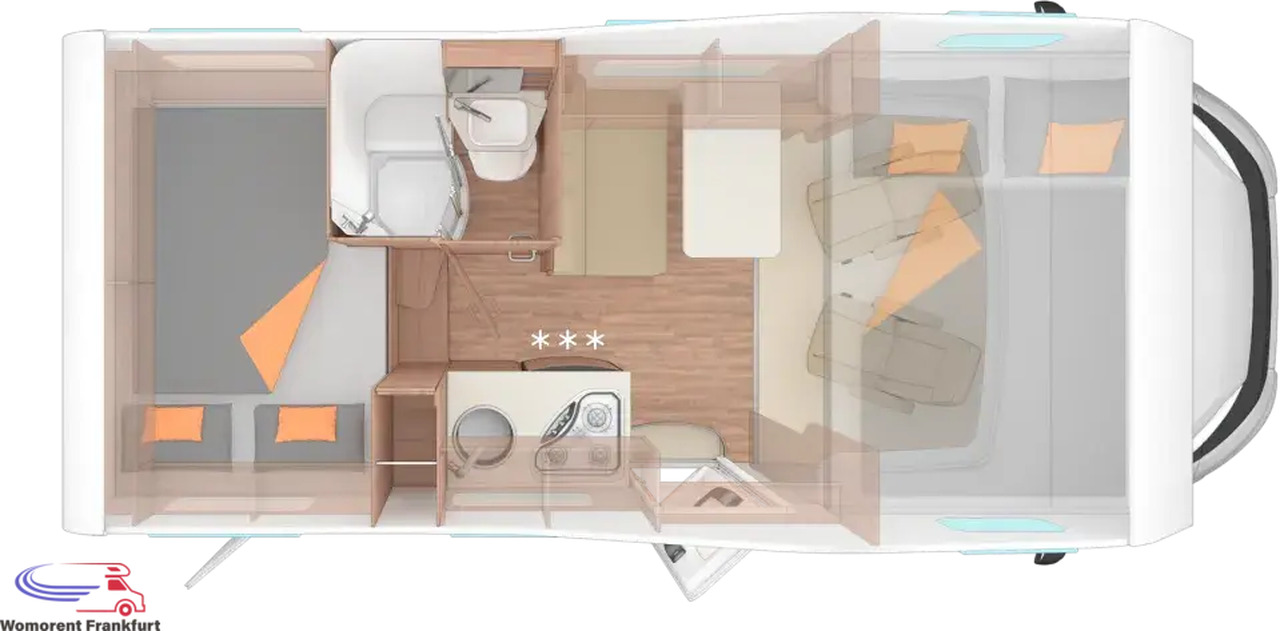 Wohnmobil Weinsberg CaraHome 550 MG - Camper mansardato: foto 3 Wohnmobil Weinsberg CaraHome 550 MG - Camper mansardato: foto 3