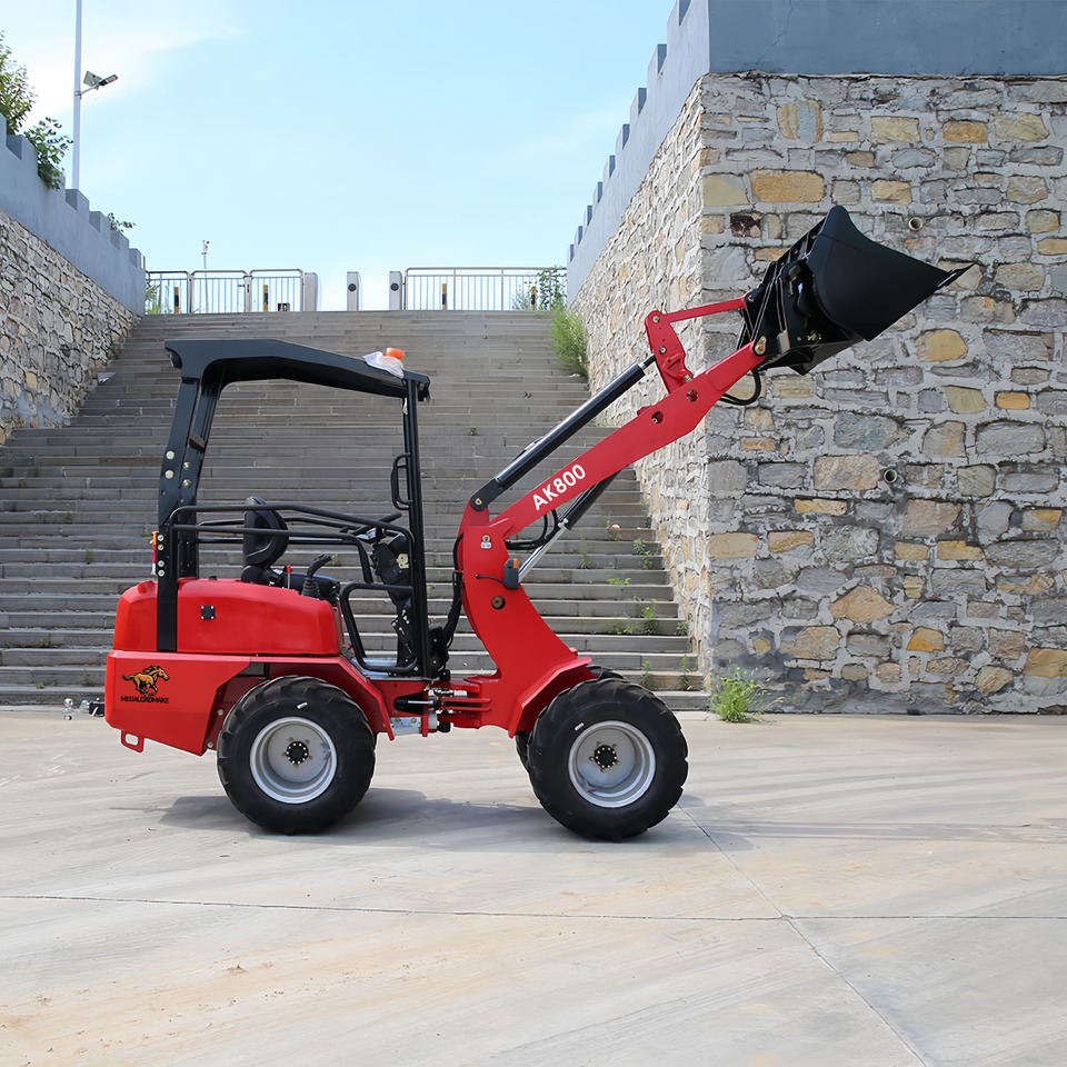 NEW WHEEL LOADER MEGALOAD AK800 Free Shipping Mini Loader Articulated Electric/D AK800 - Pala gommata: foto 4 NEW WHEEL LOADER MEGALOAD AK800 Free Shipping Mini Loader Articulated Electric/D AK800 - Pala gommata: foto 4