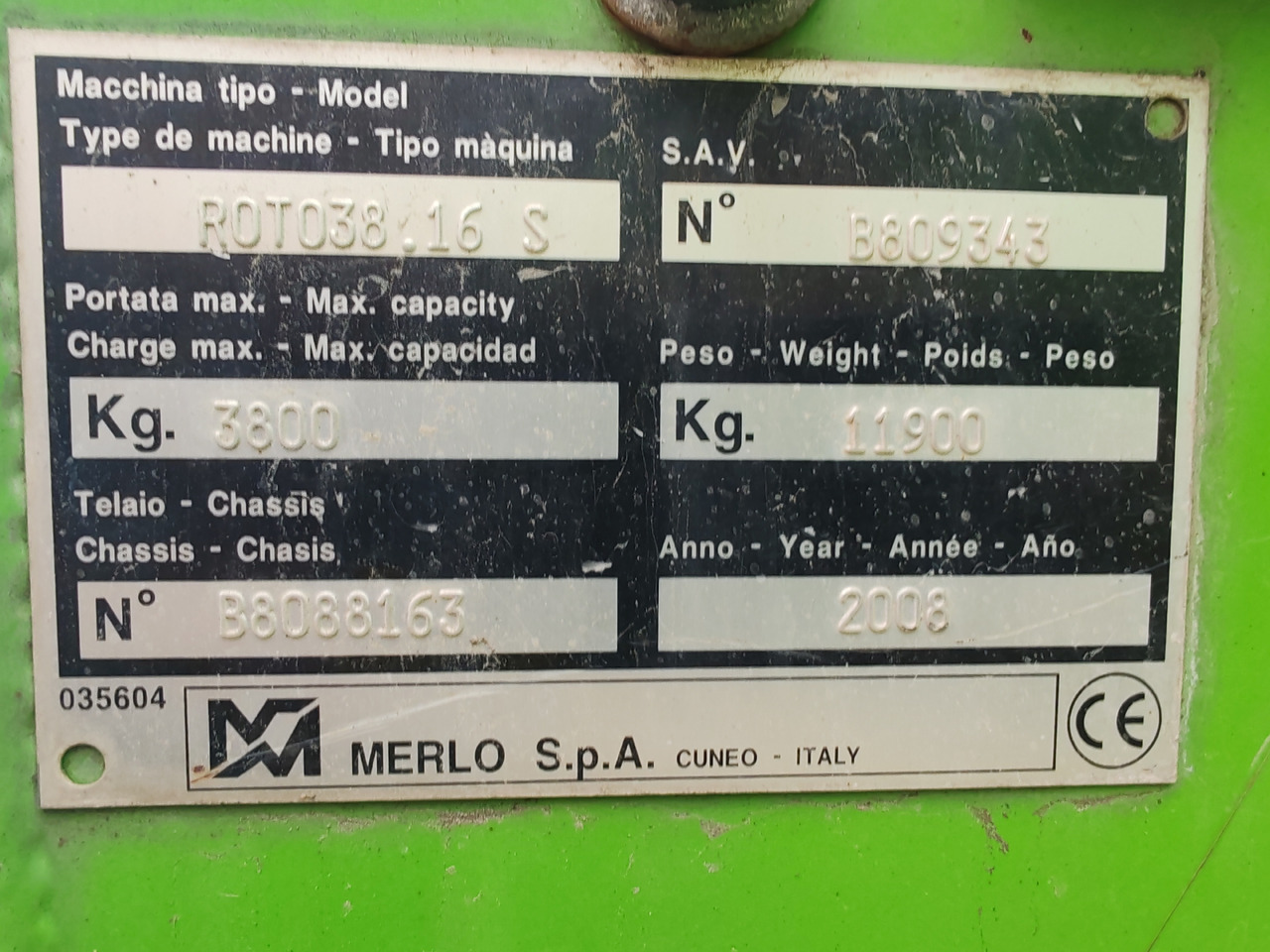 Sollevatore telescopico Merlo Roto 38.16S: foto 8 Sollevatore telescopico Merlo Roto 38.16S: foto 8