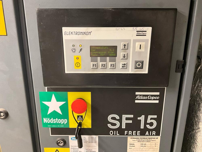 Atlas-Copco SF 15 - Compressore d'aria: foto 4 Atlas-Copco SF 15 - Compressore d'aria: foto 4