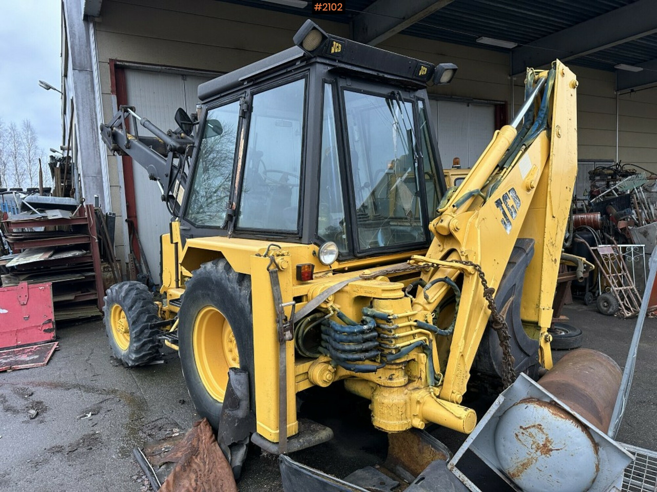 Backhoe loader JCB 3D-4 Rep. object - Trattore: foto 3 Backhoe loader JCB 3D-4 Rep. object - Trattore: foto 3