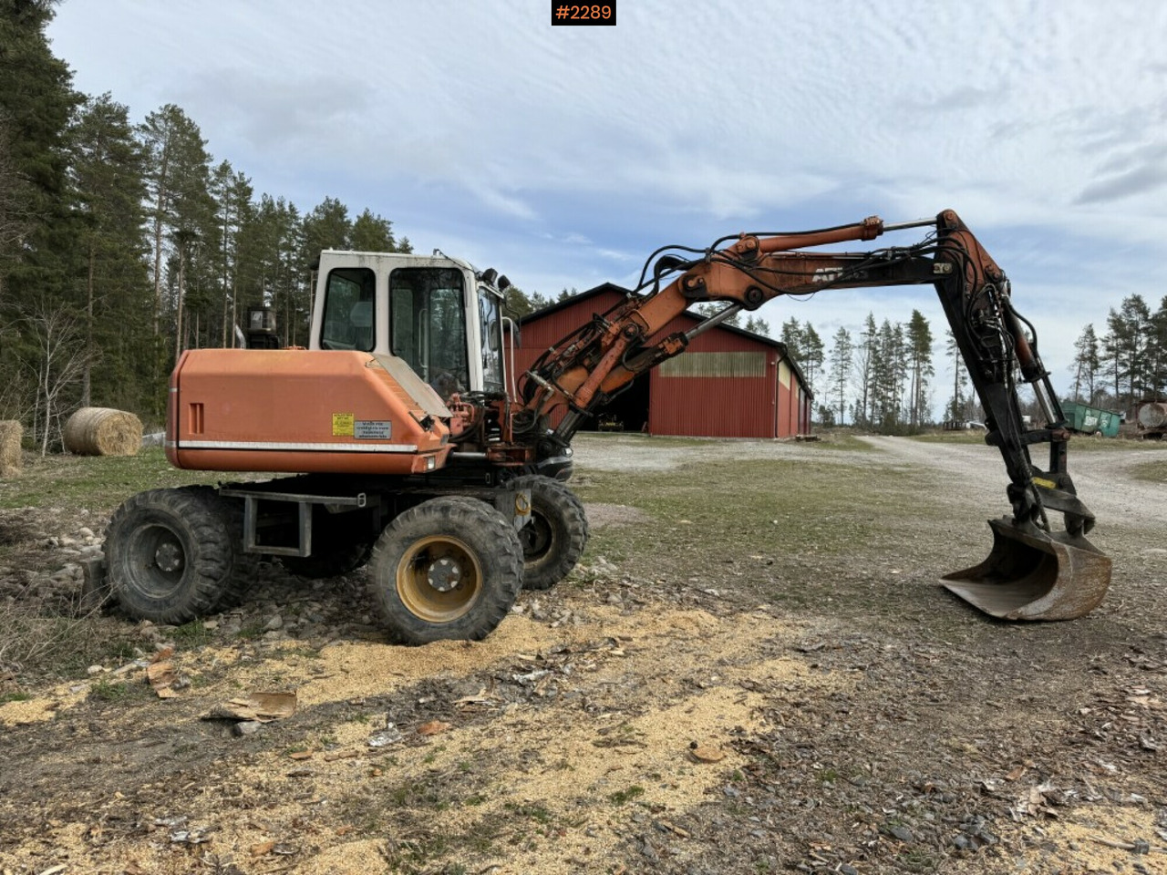 Wheeled excavator Atlas 1004 with attachments - Escavatore gommato: foto 2 Wheeled excavator Atlas 1004 with attachments - Escavatore gommato: foto 2