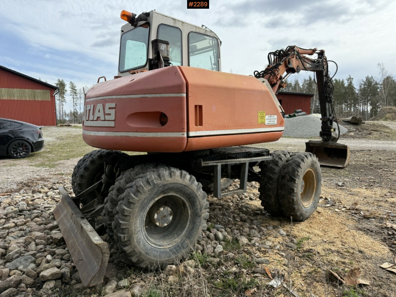 Wheeled excavator Atlas 1004 with attachments - Escavatore gommato: foto 4 Wheeled excavator Atlas 1004 with attachments - Escavatore gommato: foto 4