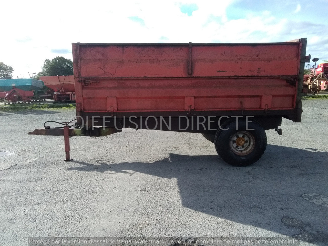 GOYER-CEMA BENNE AGRICOLE 49 - Rimorchio pianale/ Cassonato: foto 2 GOYER-CEMA BENNE AGRICOLE 49 - Rimorchio pianale/ Cassonato: foto 2