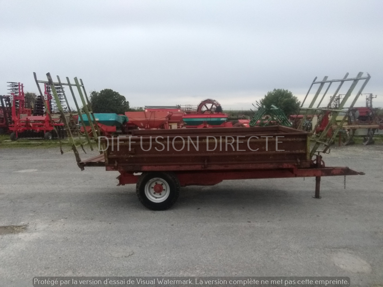 GRUAU REMORQUE AGRICOLE G 400 - Rimorchio piattaforma agricolo: foto 4 GRUAU REMORQUE AGRICOLE G 400 - Rimorchio piattaforma agricolo: foto 4