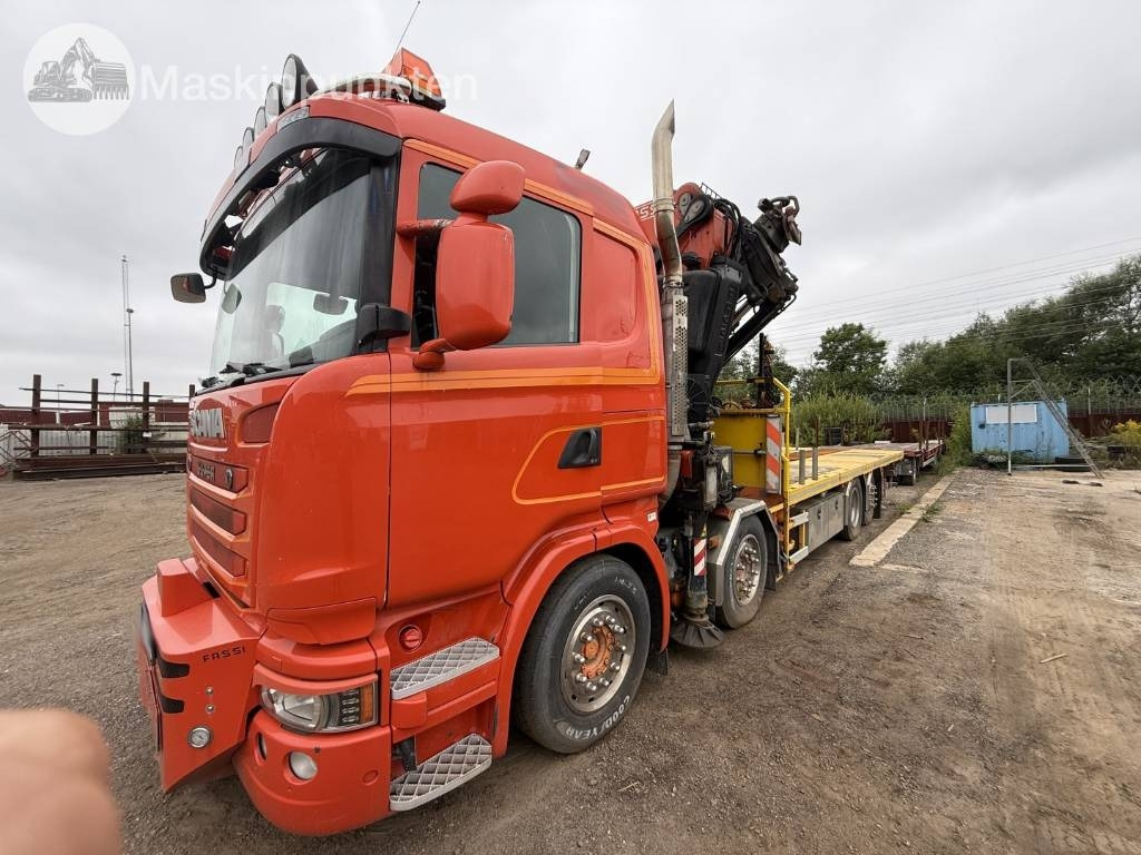 Scania R 450 EKIPAGE FASSI F950 - Camion con gru: foto 1 Scania R 450 EKIPAGE FASSI F950 - Camion con gru: foto 1
