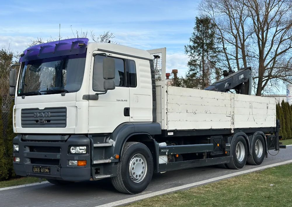 MAN TGA 24.410 6x4 HIAB MANUAL - Autocarro con pianale/ Cassone fisso, Camion con gru: foto 2 MAN TGA 24.410 6x4 HIAB MANUAL - Autocarro con pianale/ Cassone fisso, Camion con gru: foto 2