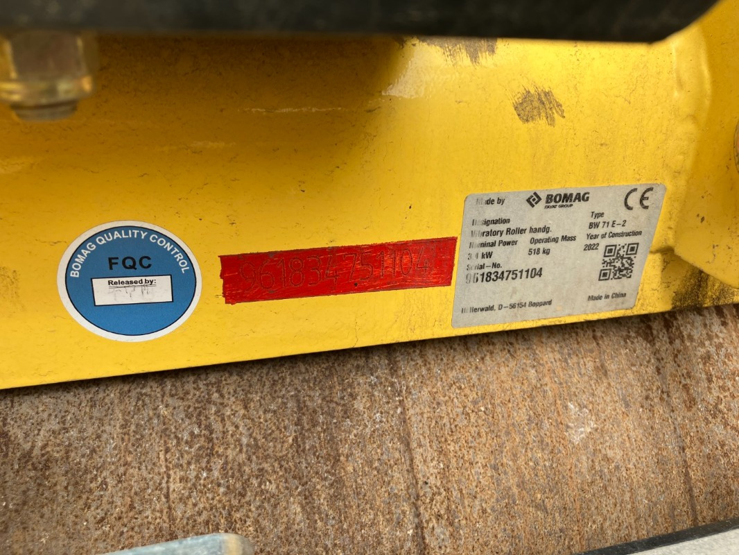 BOMAG CN BW 71 E-2 HATZ STAGE - Rullo: foto 4 BOMAG CN BW 71 E-2 HATZ STAGE - Rullo: foto 4