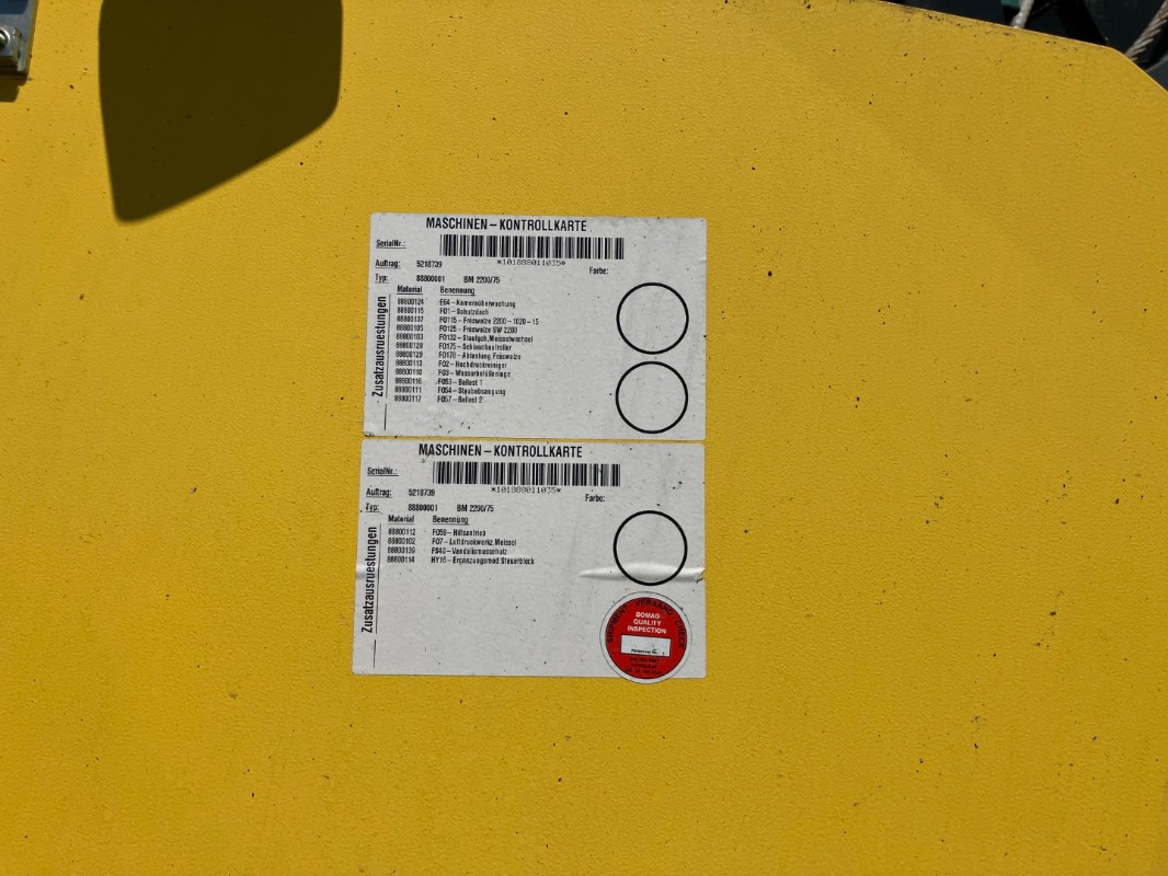 BOMAG DE BM 2200/75 Stage IV/Tier 4f - Fresa a freddo: foto 3 BOMAG DE BM 2200/75 Stage IV/Tier 4f - Fresa a freddo: foto 3