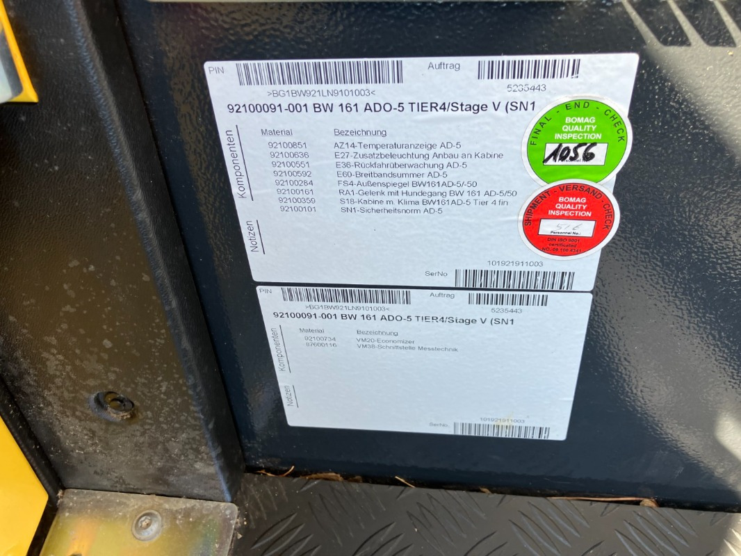 BOMAG DE BW 161 ADO-5  STage V/Tier 4f - Rullo stradale: foto 3 BOMAG DE BW 161 ADO-5  STage V/Tier 4f - Rullo stradale: foto 3