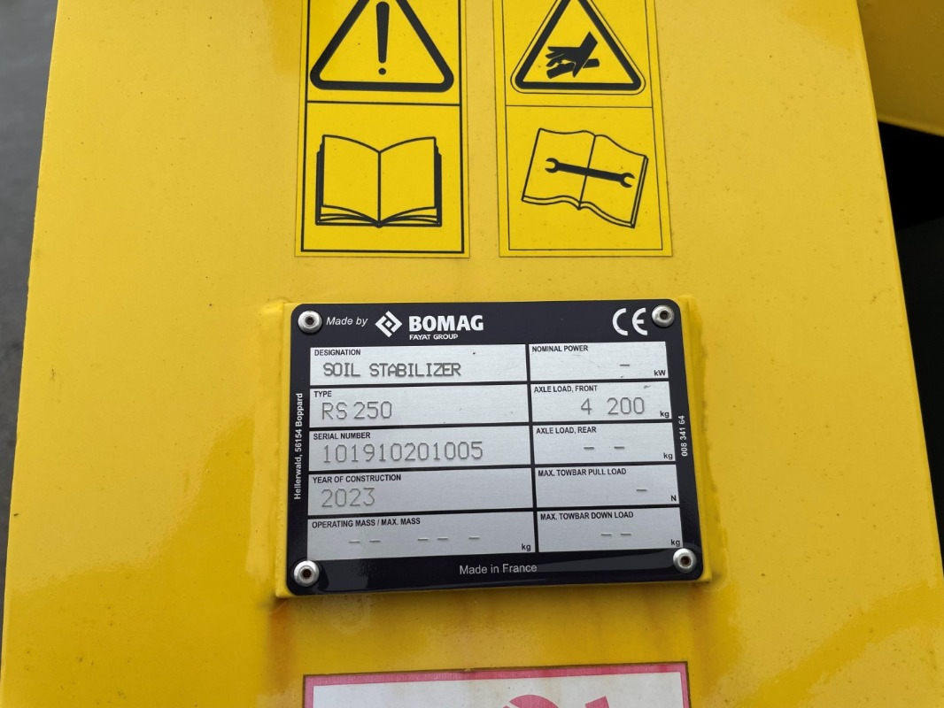 BOMAG DE RS 250 - Stabilizzatrice da terreno: foto 5 BOMAG DE RS 250 - Stabilizzatrice da terreno: foto 5