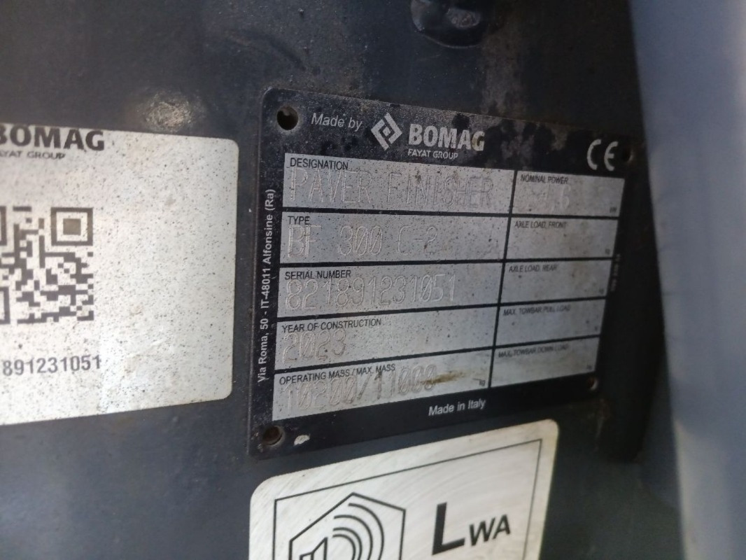 BOMAG IT BF 300 C-2 S340-2 TV Stage V/Tier 4f - Finitrice: foto 2 BOMAG IT BF 300 C-2 S340-2 TV Stage V/Tier 4f - Finitrice: foto 2