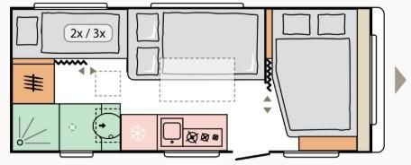 Adria Altea 60Y 552 PK*Fußboden-Temp*Eingangstür Fenst - Caravan: foto 5 Adria Altea 60Y 552 PK*Fußboden-Temp*Eingangstür Fenst - Caravan: foto 5