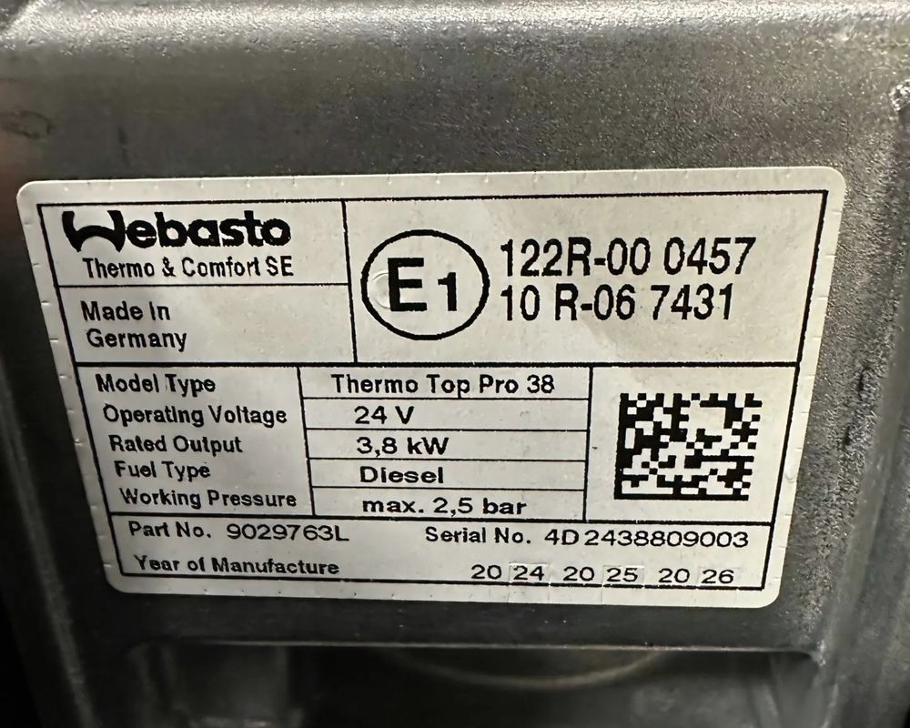 SCANIA R S OGRZEWANIE POSTOJOWE WEBASTO 3114280 NOWE - Riscaldamento/ Ventilazione per Camion: foto 3 SCANIA R S OGRZEWANIE POSTOJOWE WEBASTO 3114280 NOWE - Riscaldamento/ Ventilazione per Camion: foto 3