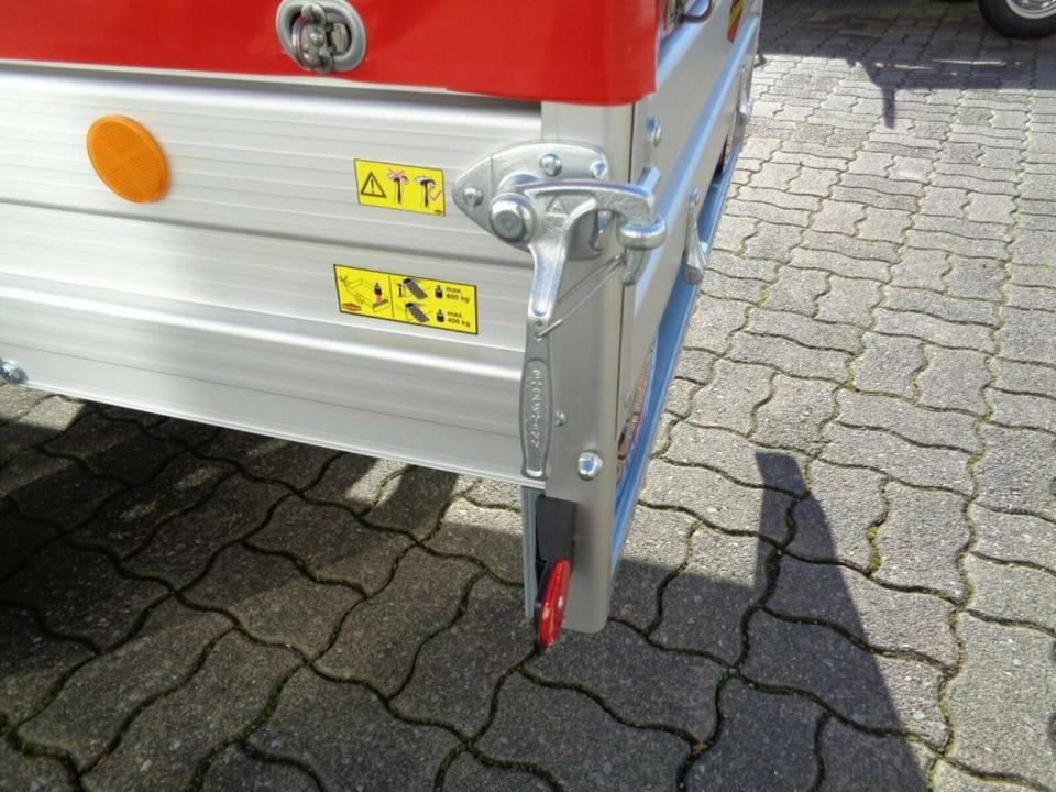 Rimorchio per auto Böckmann PKW-Anhänger, 750 kg 100 km/h Plane Spriegel: foto 12