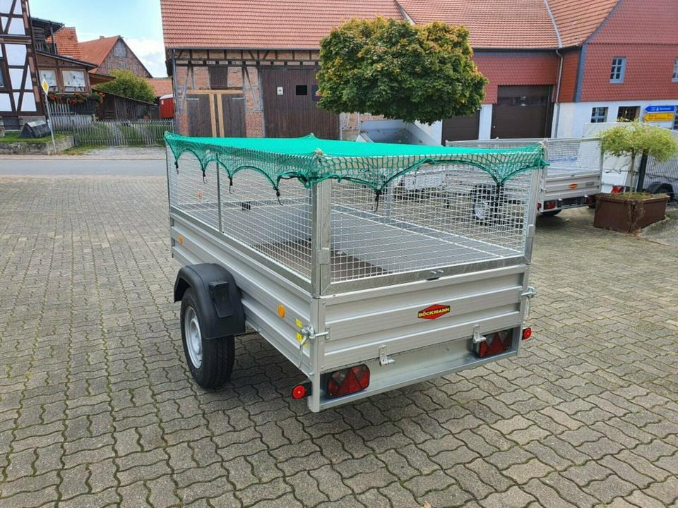 Rimorchio per auto Böckmann PKW Anhänger mit Gitteraufsatz 100 km/h 1.35to: foto 15
