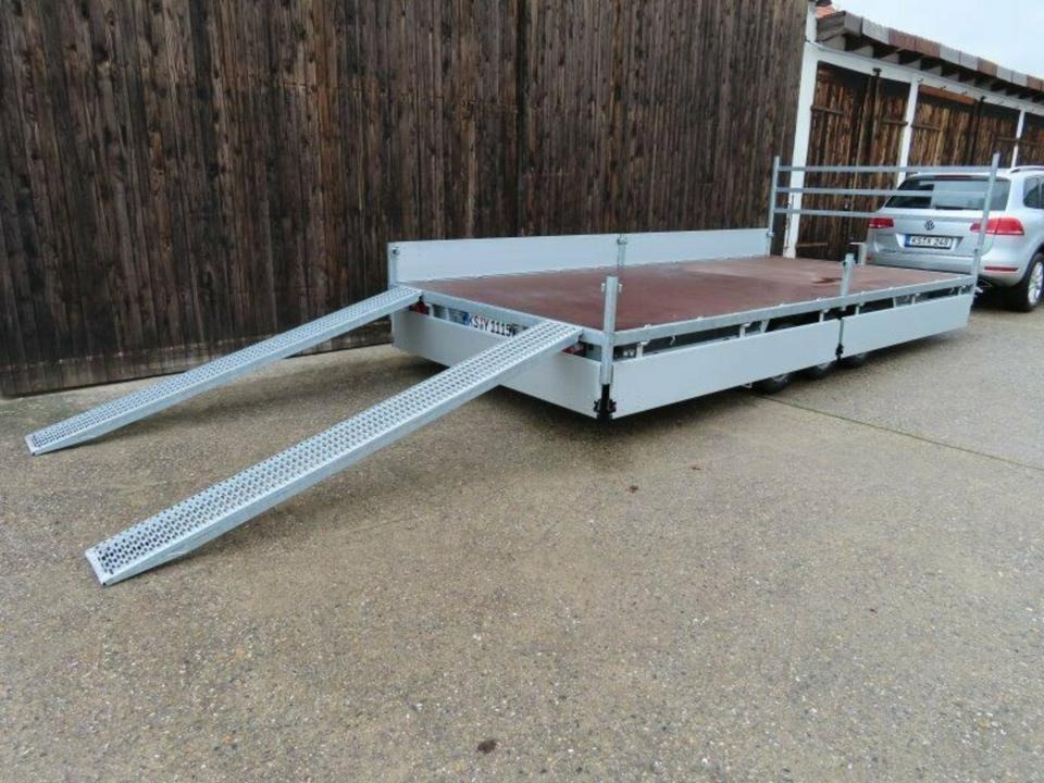 Hulco - PKW Anhänger Tridem, 3,5 to Leihanhänger Mietfahrzeug 5m - Rimorchio per auto: foto 1 Hulco - PKW Anhänger Tridem, 3,5 to Leihanhänger Mietfahrzeug 5m - Rimorchio per auto: foto 1