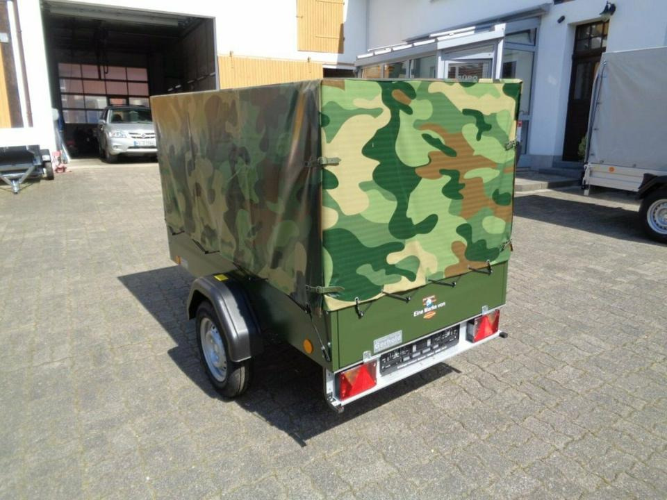 TPV PKW-Anhänger Plane und Spriegel 750 kg, Camouflage - Rimorchio per auto: foto 5 TPV PKW-Anhänger Plane und Spriegel 750 kg, Camouflage - Rimorchio per auto: foto 5