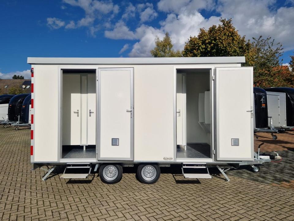 Toilettenwagen Sanitär-Anhänger WC Wagen 3xD, 1xH+3U - Contenitore abitativo, Rimorchio: foto 1 Toilettenwagen Sanitär-Anhänger WC Wagen 3xD, 1xH+3U - Contenitore abitativo, Rimorchio: foto 1