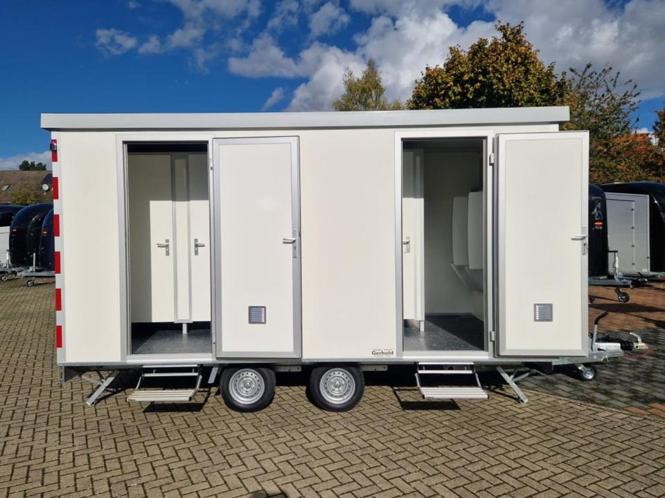 Toilettenwagen Sanitär-Anhänger WC Wagen 3xD, 1xH+3U - Contenitore abitativo, Rimorchio: foto 4 Toilettenwagen Sanitär-Anhänger WC Wagen 3xD, 1xH+3U - Contenitore abitativo, Rimorchio: foto 4