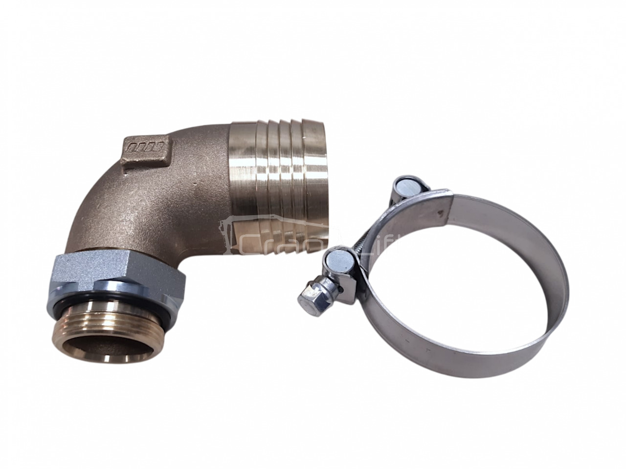 Króciec ssawny 90° G1 1/4" DN63 15510000538 - Pompa idraulica per Gru per autocarro: foto 1 Króciec ssawny 90° G1 1/4" DN63 15510000538 - Pompa idraulica per Gru per autocarro: foto 1