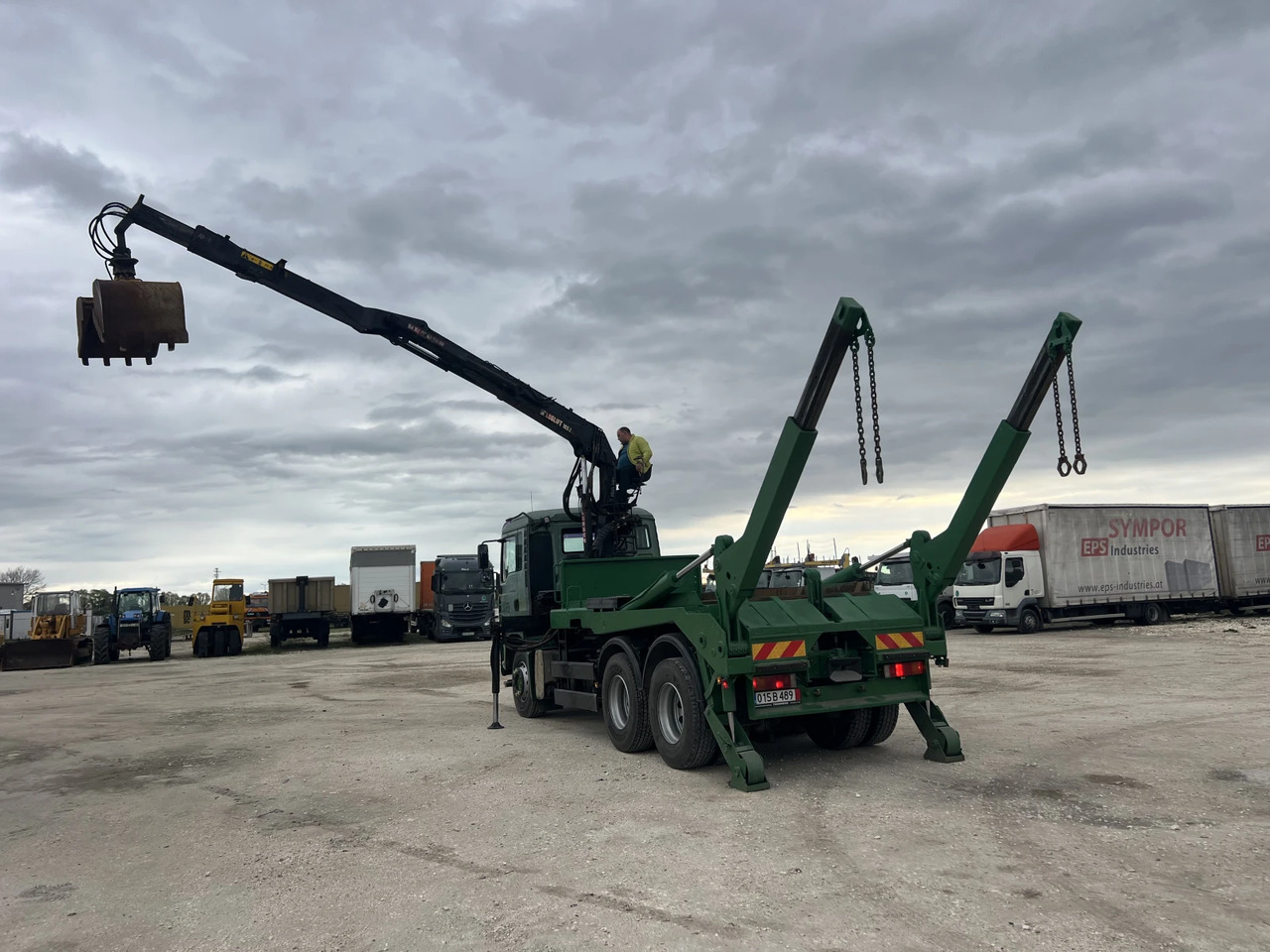 Autocarro ribaltabile, Camion con gru Man Tga 6х4, Самосвал с Кран: foto 17 Autocarro ribaltabile, Camion con gru Man Tga 6х4, Самосвал с Кран: foto 17