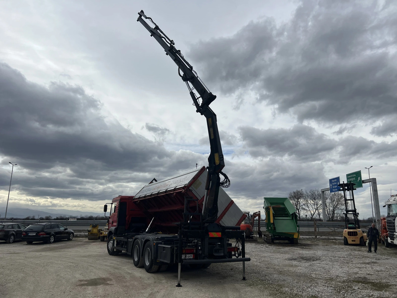 Autocarro ribaltabile, Camion con gru Man Tga 6х4, Самосвал с Кран: foto 6 Autocarro ribaltabile, Camion con gru Man Tga 6х4, Самосвал с Кран: foto 6