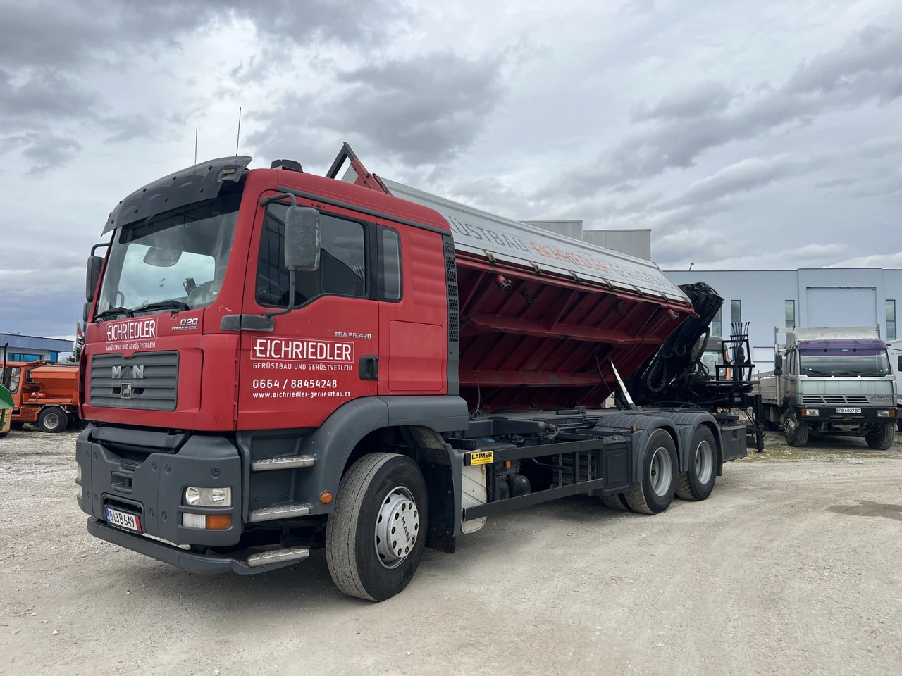 Autocarro ribaltabile, Camion con gru Man Tga 6х4, Самосвал с Кран: foto 10 Autocarro ribaltabile, Camion con gru Man Tga 6х4, Самосвал с Кран: foto 10